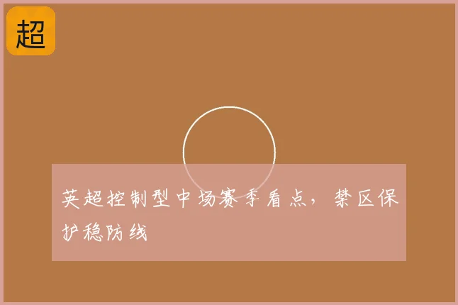 英超控制型中场赛季看点，禁区保护稳防线